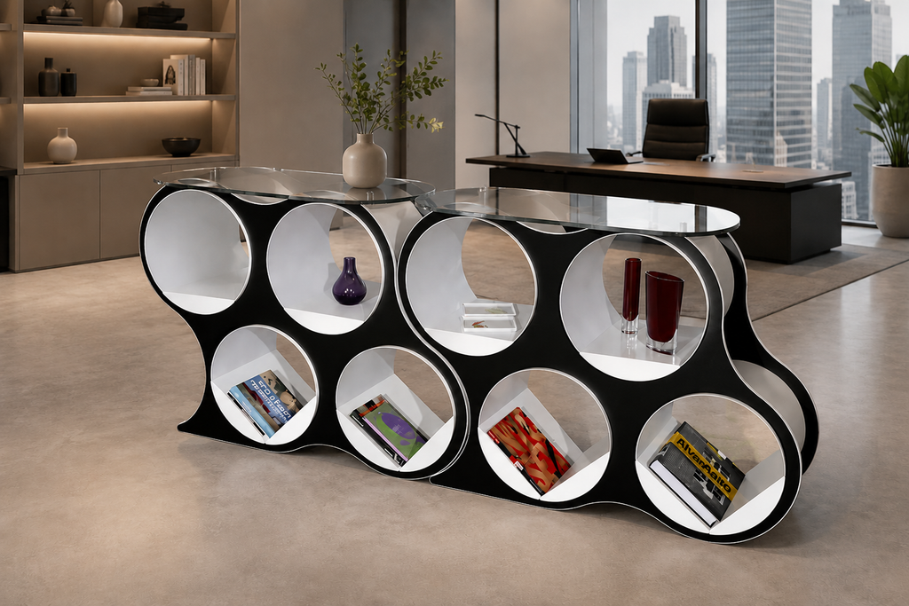 Bolla 4 Credenza & Book Shelving