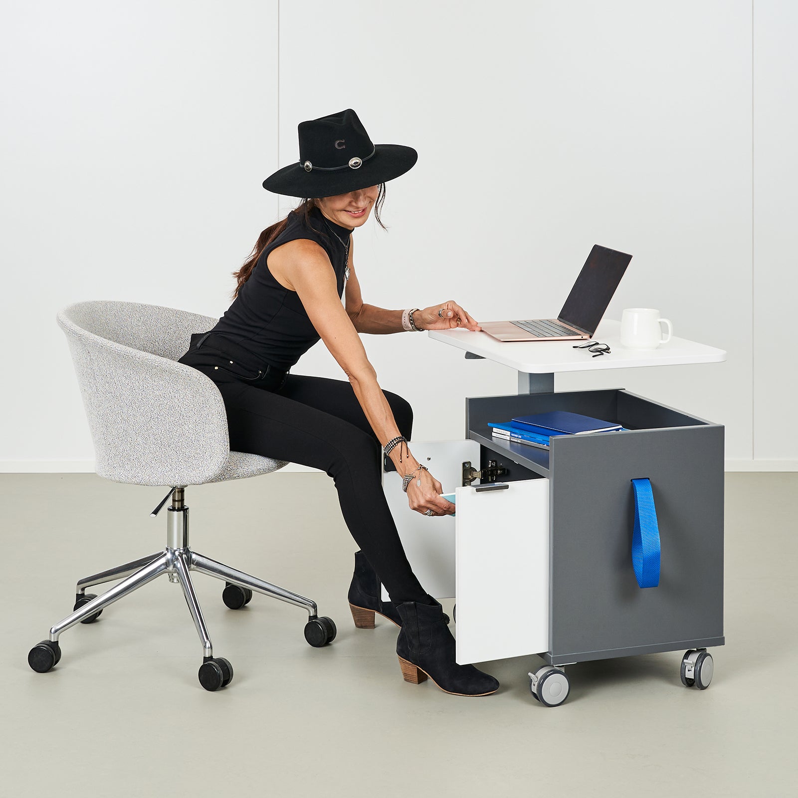 Sidekick Two-Door Mobile Workstation