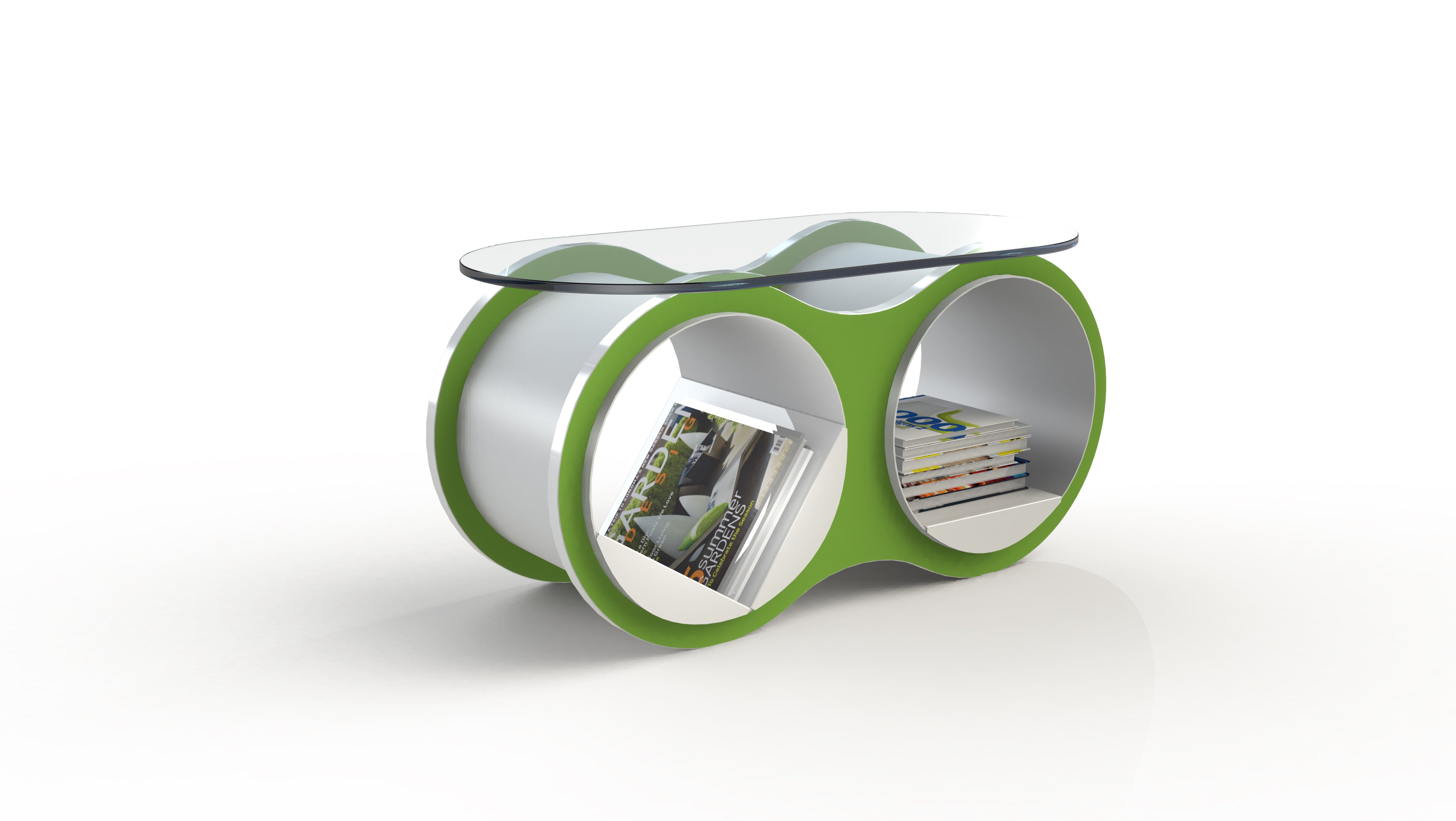 Bolla Coffee Table Modular Modern Office Furniture Green