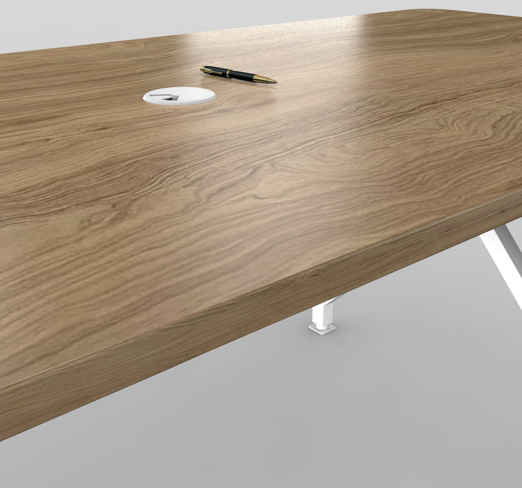 HotSpot Bar-Height Meeting and Dining Table Close up
