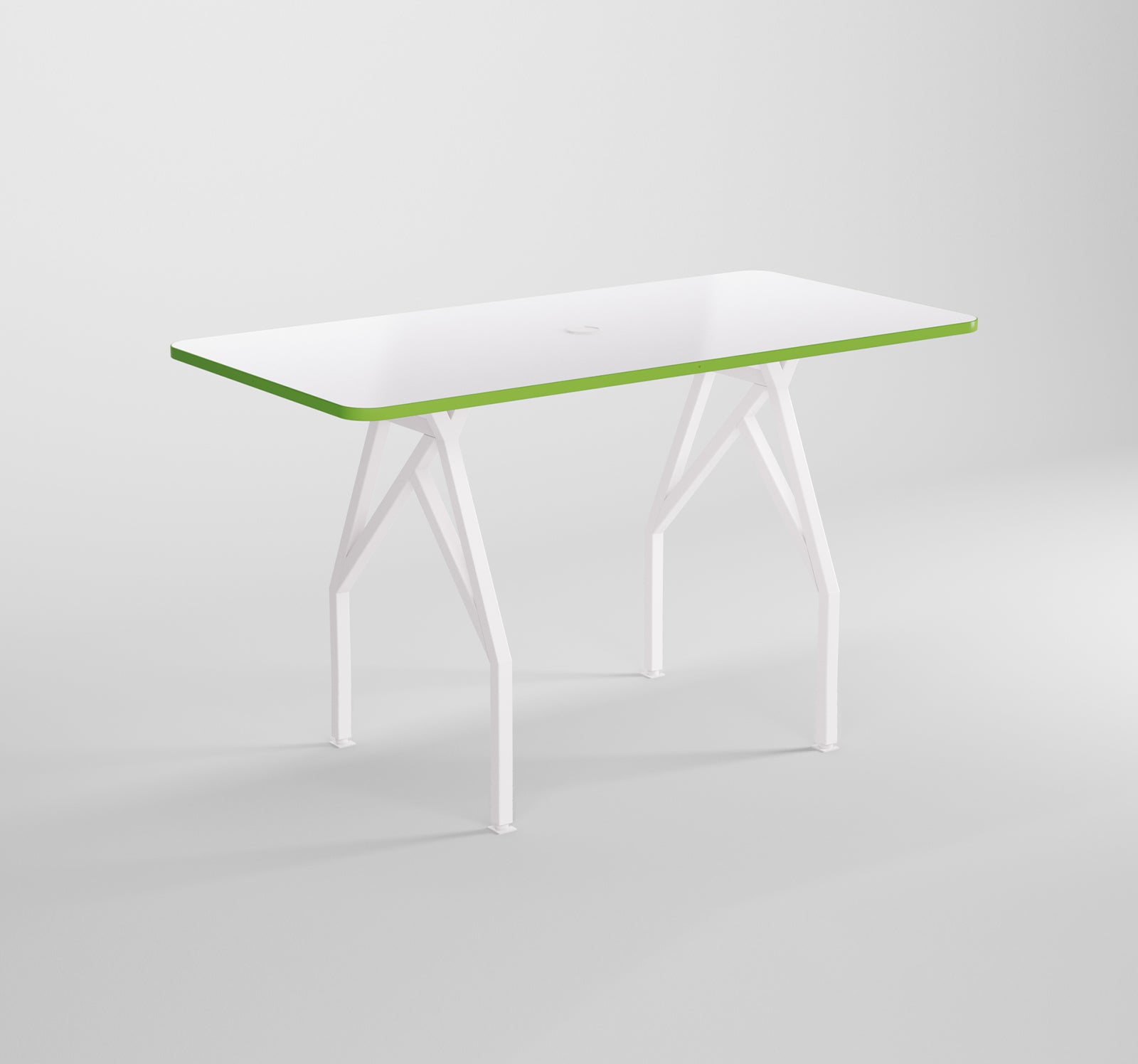 HotSpot Bar-Height Meeting and Dining Table Green Edge