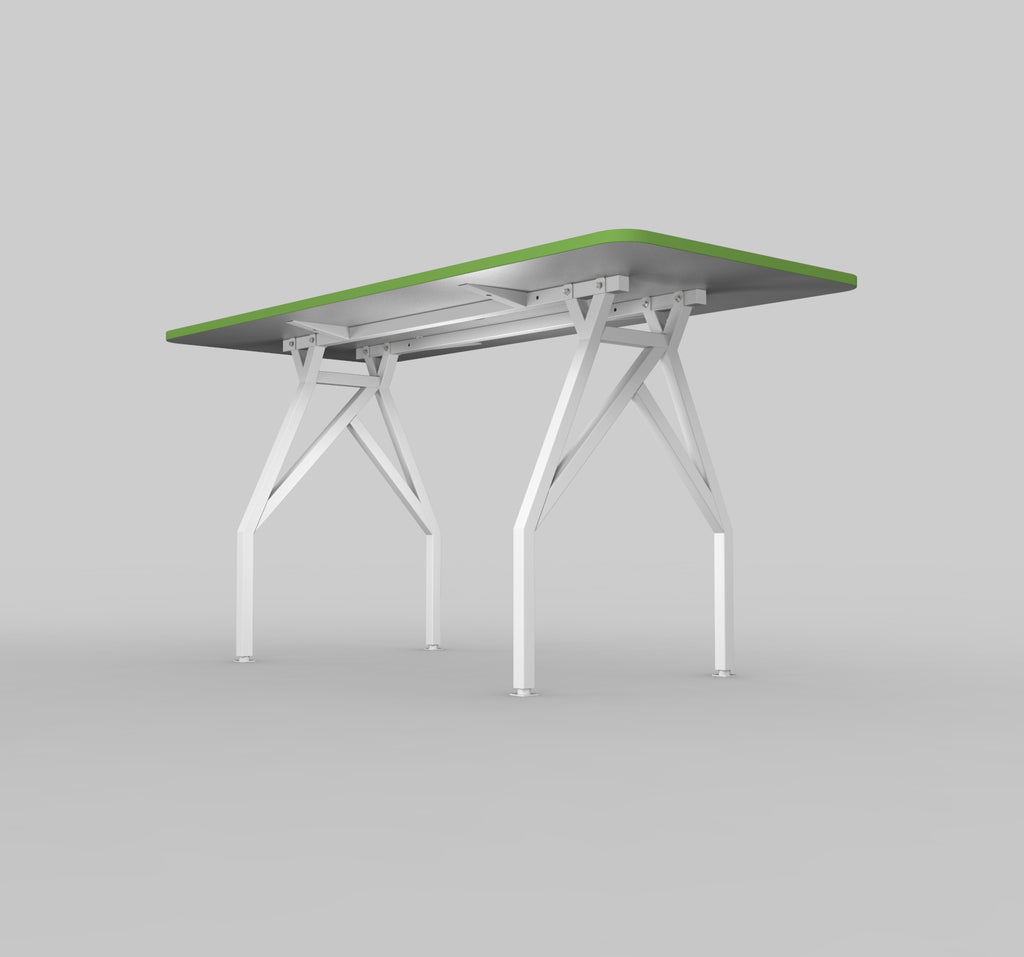 HotSpot Bar-Height Meeting and Dining Table Under Green Edge