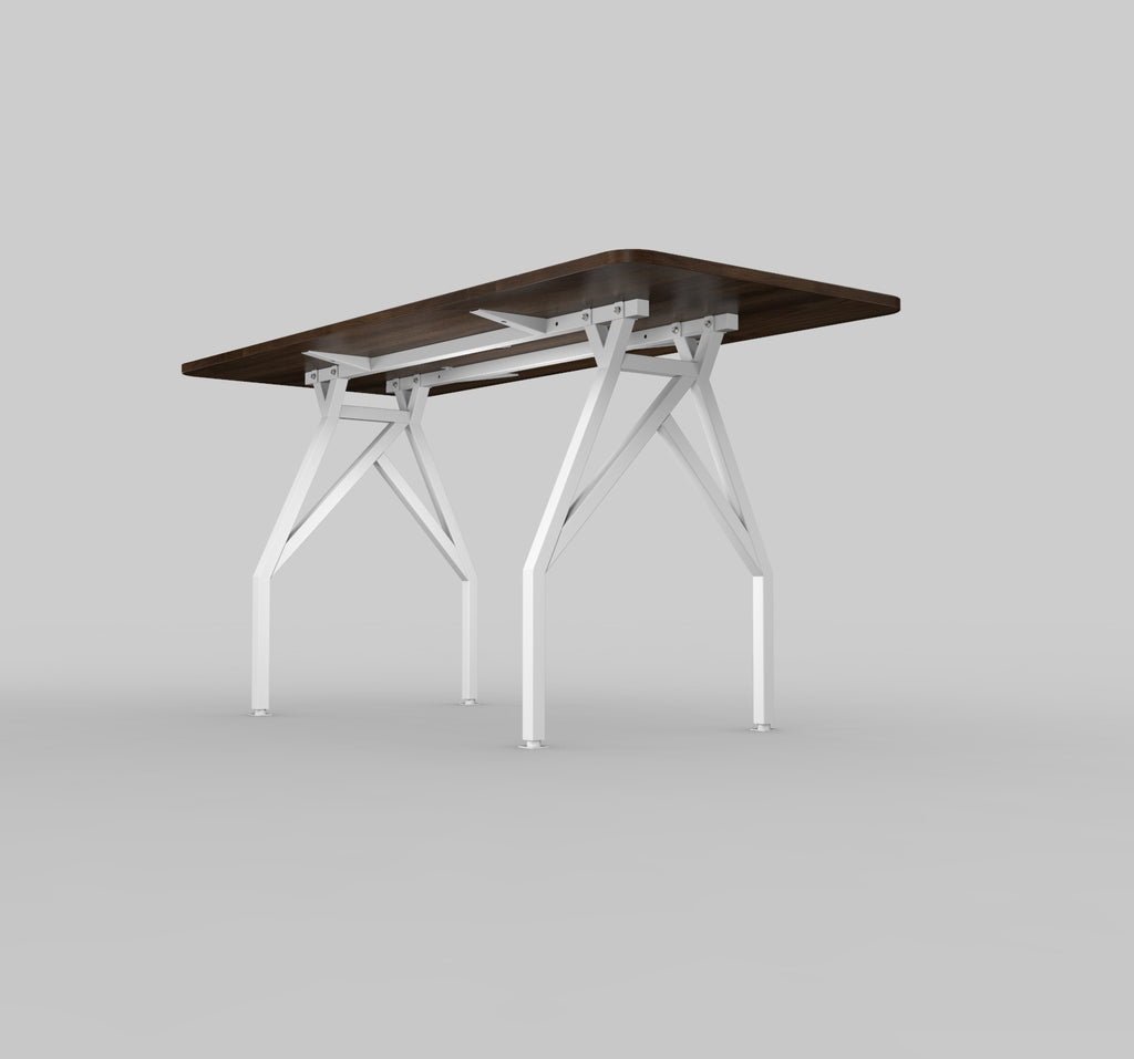 HotSpot Bar-Height Meeting and Dining Table Under Table