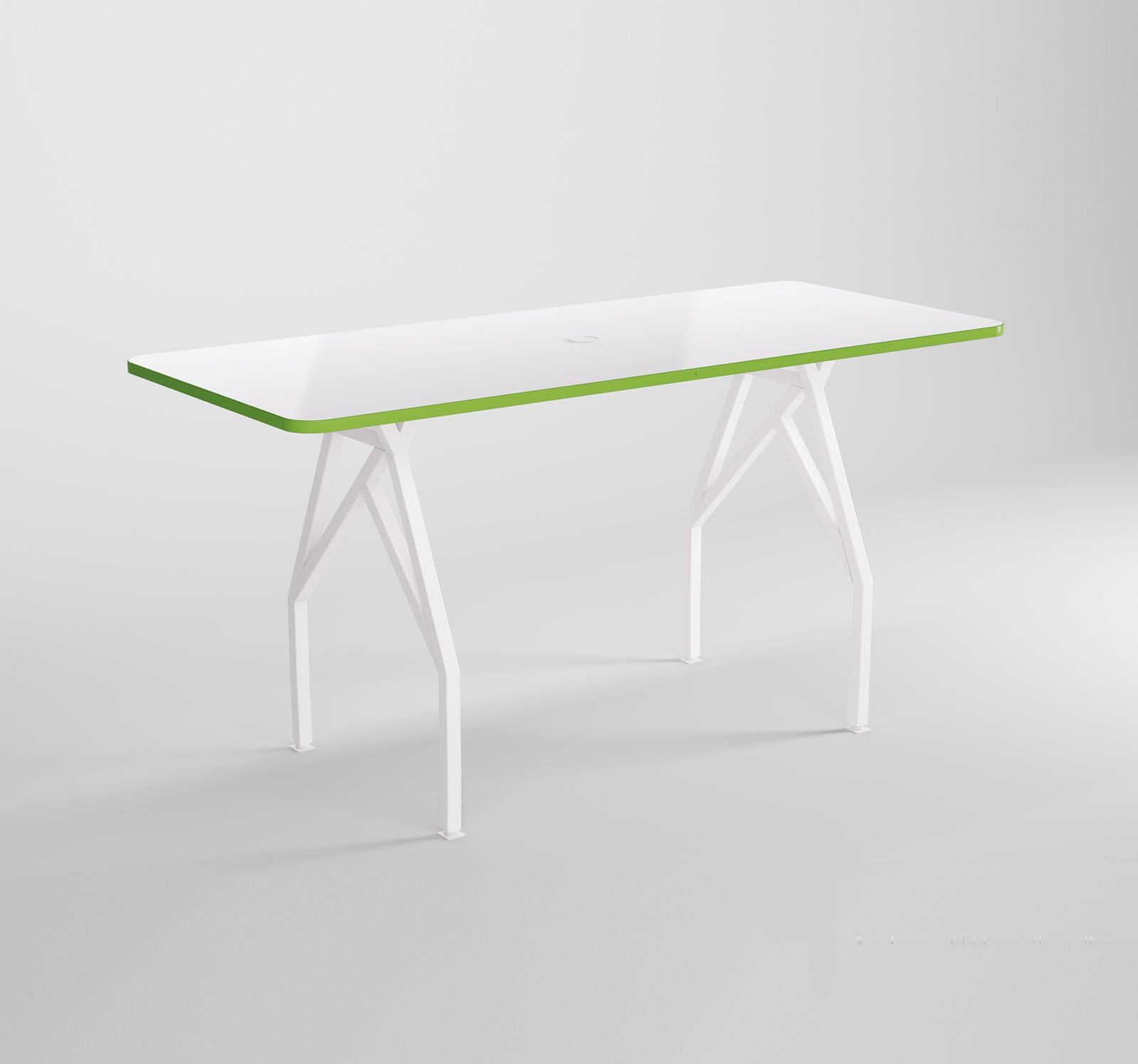 HotSpot Bar-Height Meeting and Dining Table Green Edge