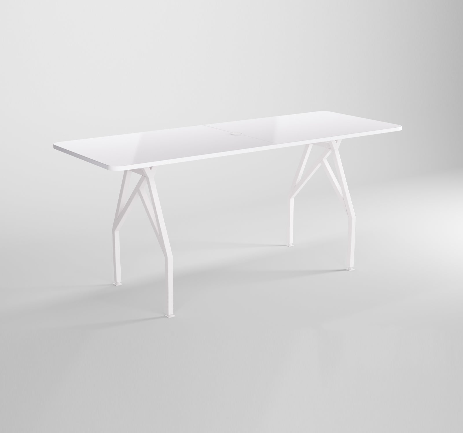 HotSpot Bar-Height Meeting and Dining Table white