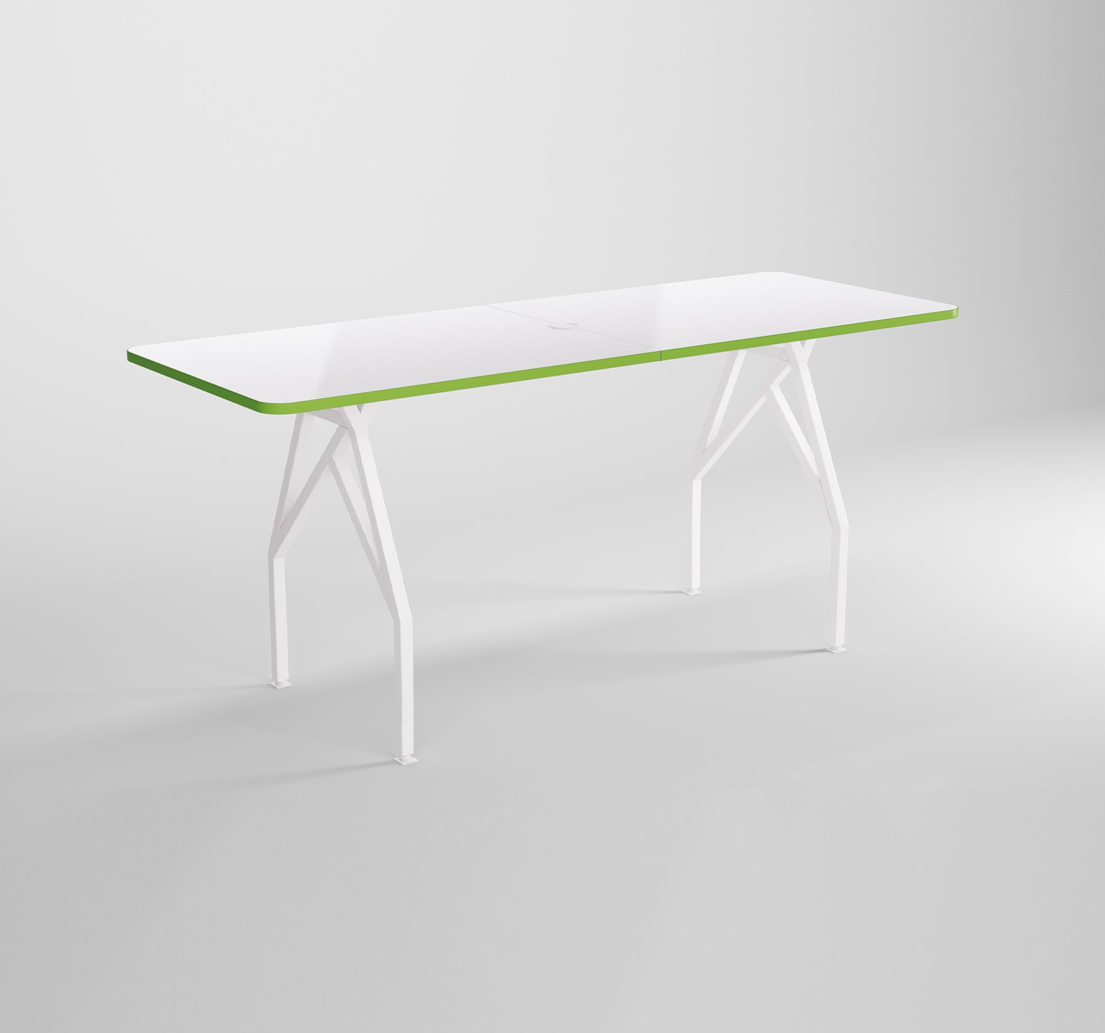 HotSpot Bar-Height Meeting and Dining Table green edge