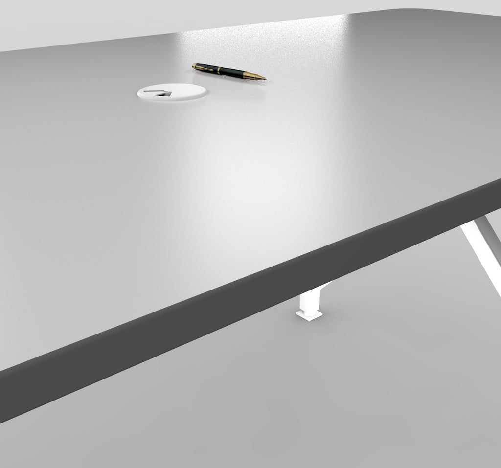 HotSpot Conference and Dining Table Grey Edge