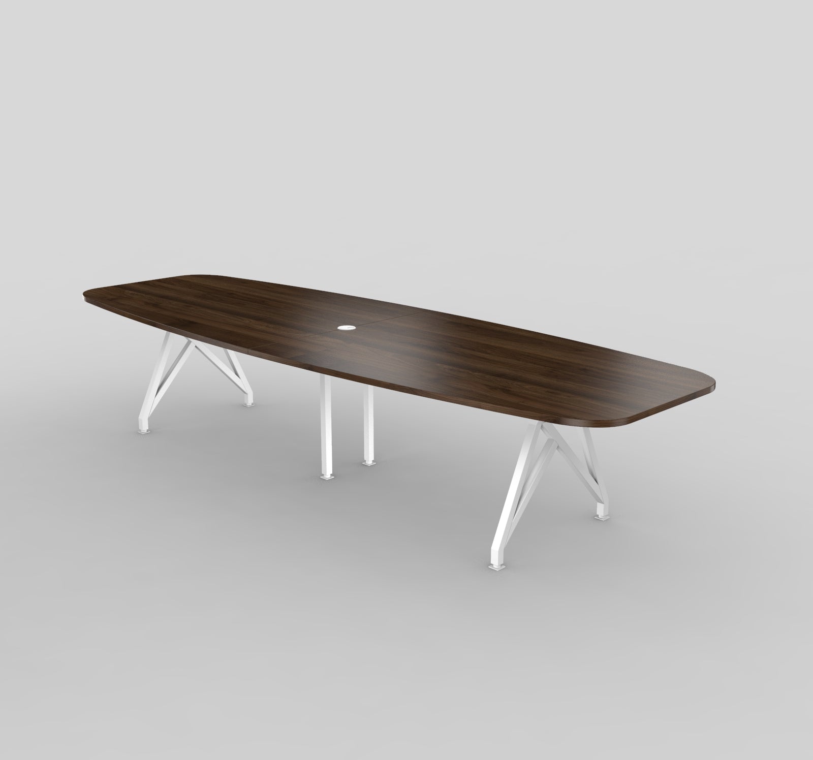 Modern Boat-Shaped Conference Table 12 Feet overview