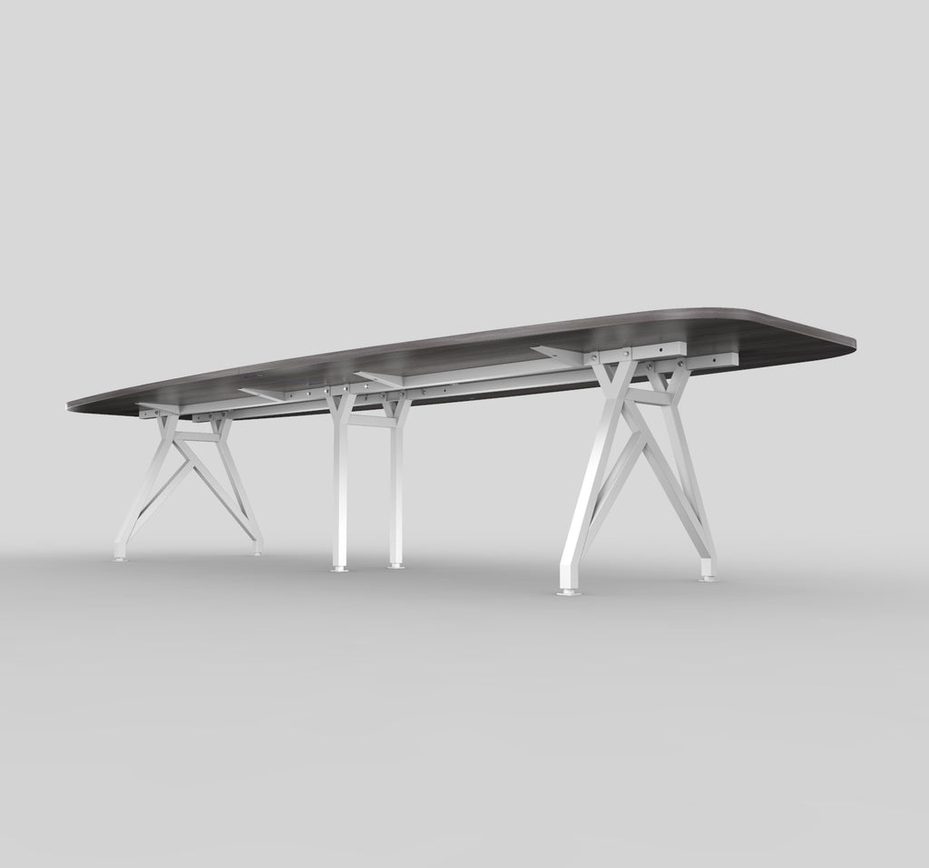 Modern Boat-Shaped Conference Table 12 Feet Under