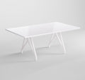 Modern Design Conference Table 6ft  White