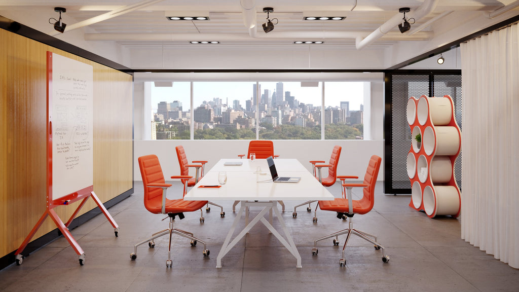ThinkTank 12' Conference Table with POP Up Power & Data
